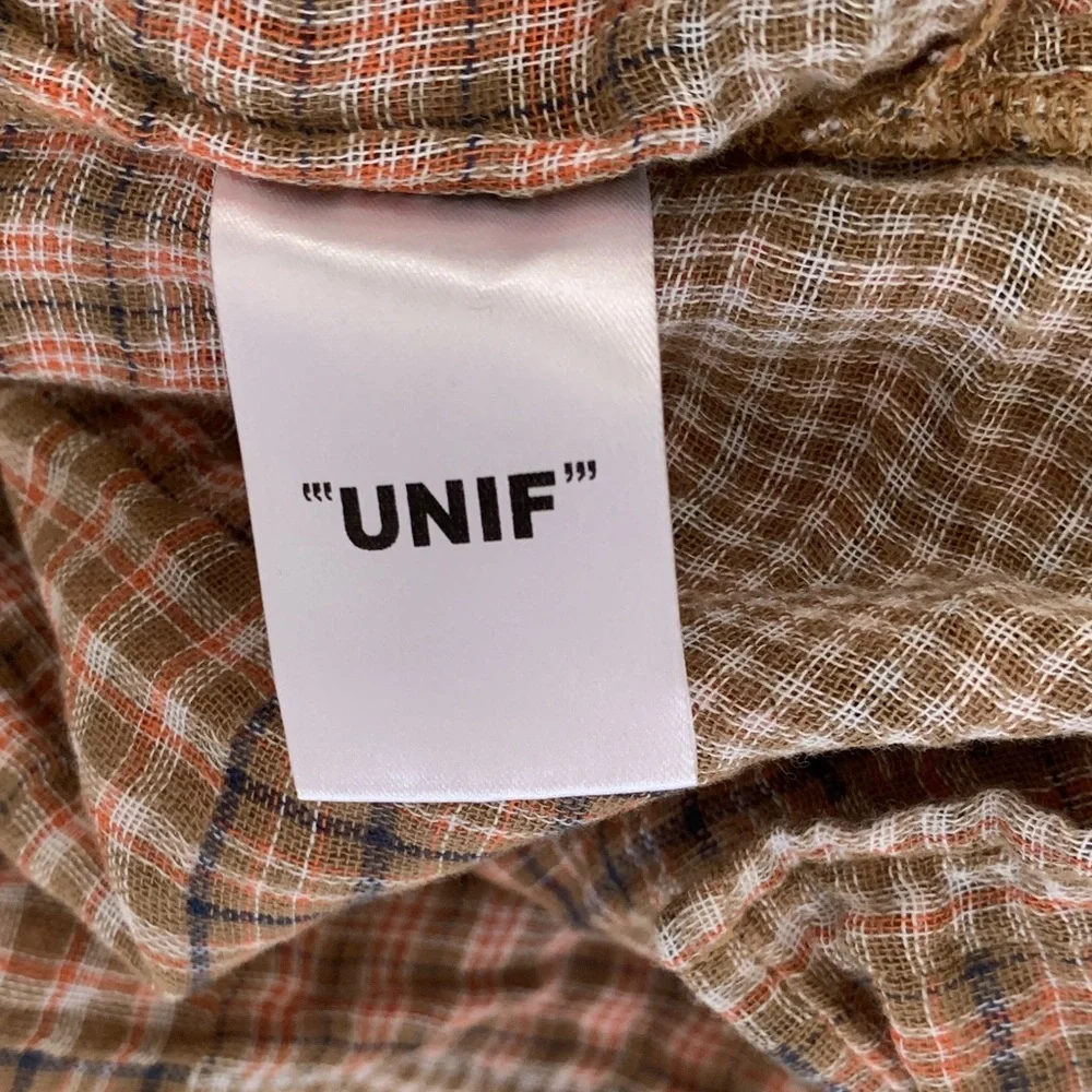 UNIF | Patchwork Knit Pocket Dress | Sz XL – Earthy Tones, Rare & Cozy! Like New - Picture 7 of 9